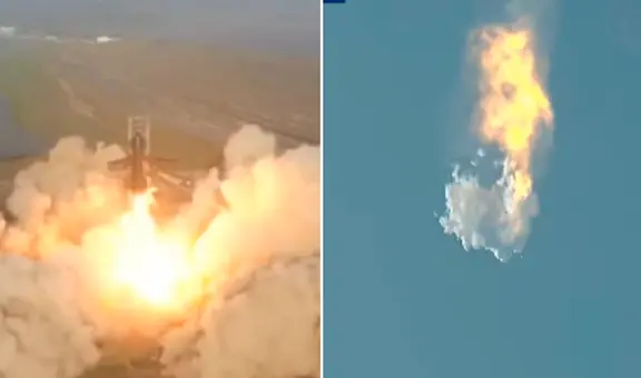 Starship: explota el cohete de Elon Musk y SpaceX minutos después de despegar