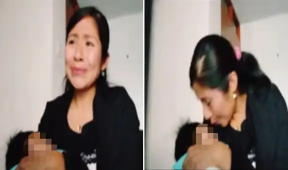 Madre aprueba su tesis con su bebé en brazos y llora de emoción: "Nuestra mejor motivación"