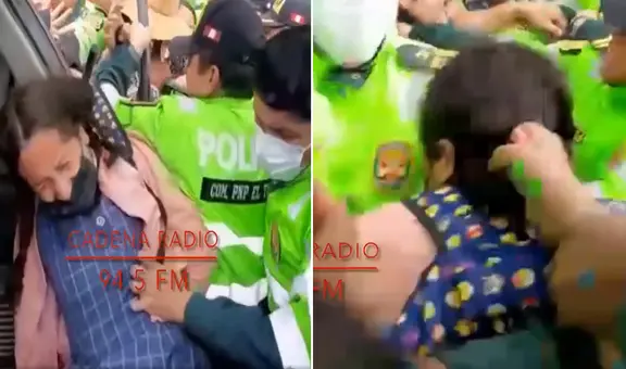 Padres de familia golpearon a sujeto vestido de escolar en Huancayo: “Desgraciado”