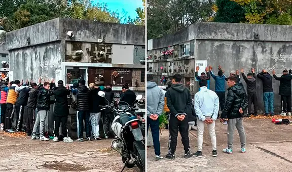 Presuntos ladrones son arrestados en cementerio mientras visitaban a su amigo muerto