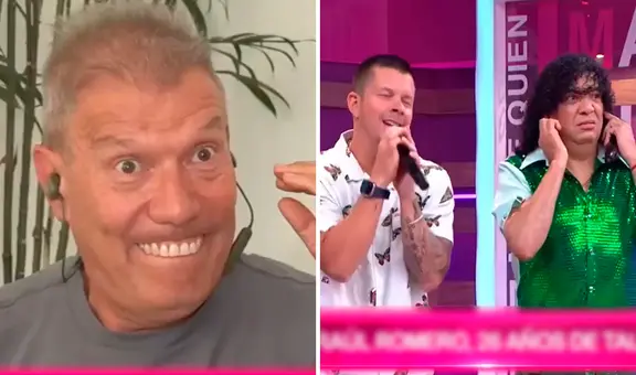Raúl Romero y su peculiar reacción mientras Mario Hart cantaba en vivo