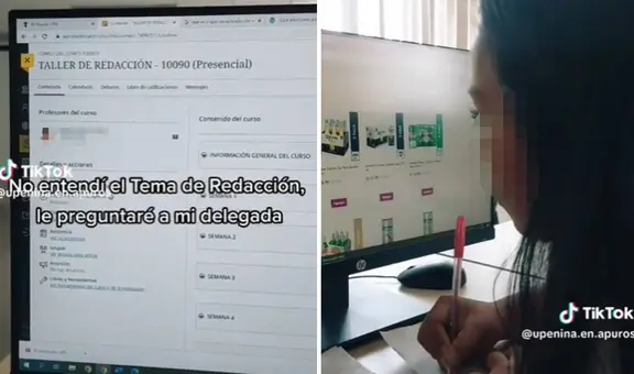 Universitaria descubre a su compañera buscando ofertas de cervezas durante clase: “Otra cosita”