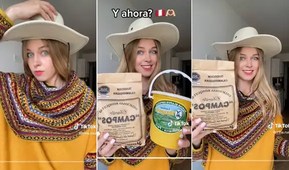 Rusa queda fascinada con el Perú y hace de todo para parecer cajamarquina: “Más parece de Oxapampa”