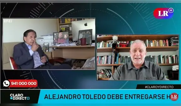 AAR sobre Alejandro Toledo: "Es probable que el día lunes esté en el país"