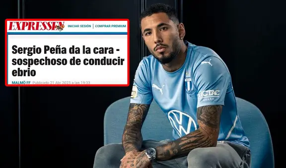 Sergio Peña fue detenido en Suecia por presunto estado de ebriedad y podría ir preso 2 años