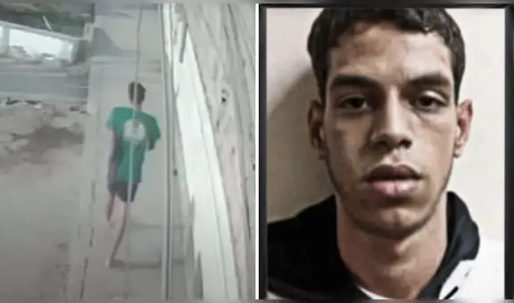 'Maldito Cris' fue captado escapando del búnker de Lurín antes de que ingresara la Policía