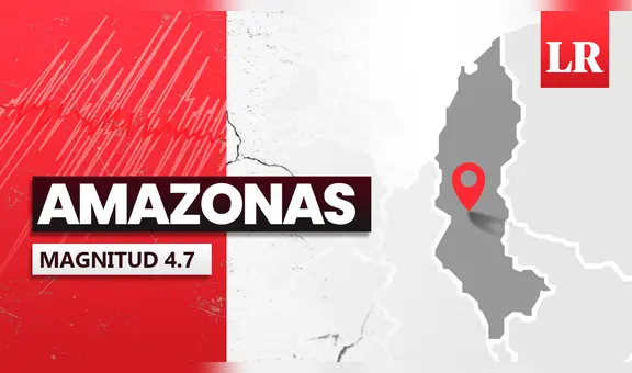 Sismo de 4.7 se sintió en Amazonas hoy, según IGP