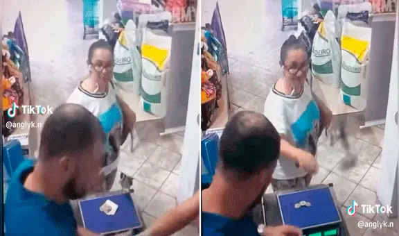 ¡Y se marchó!: pájaro roba el dinero que mujer le había pagado a comerciante por sus productos