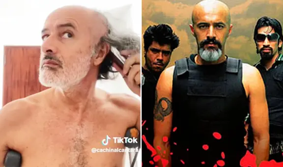 ¿Vuelve Dragón? Carlos Alcántara sorprende a fans de "La gran sangre" con nuevo look en VIDEO viral