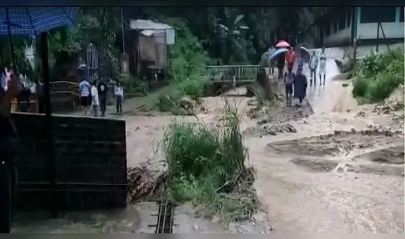 Lluvias en Piura: familias de Canchaque en riesgo tras colapso de canales por intensas precipitaciones
