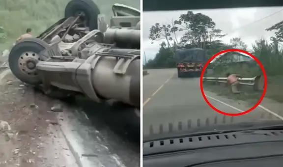 "No era su hora": conductor salva de morir luego de que se le vaciaran los frenos en Ucayali