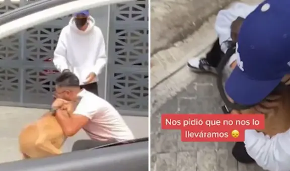 Encuentra a su perrito que perdió hace 6 años, pero ve que tiene otra familia