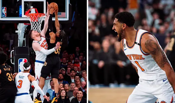 Los Knicks de Nueva York derrotaron 102-93 a los Cavs y se ponen a un juego de clasificar