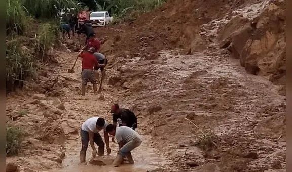 Fuertes lluvias aíslan distritos de la provincia de Ayabaca en Piura