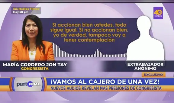 María Cordero a trabajador al que le recortó el sueldo: “Si no accionan bien, no voy a tener contemplación”