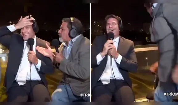 Gonzalo Nuñez y Paco Bazán protagonizan curiosa discusión tras victoria de Alianza en Libertadores