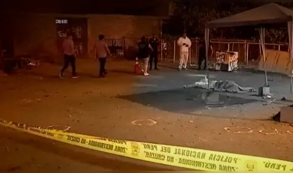 SJL: empresario fue asesinado por dos sujetos en una cancha de fútbol