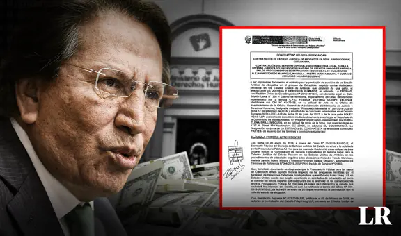 Alejandro Toledo: ¿cuánto gastó el Estado en asesoría legal para extraditarlo al Perú?