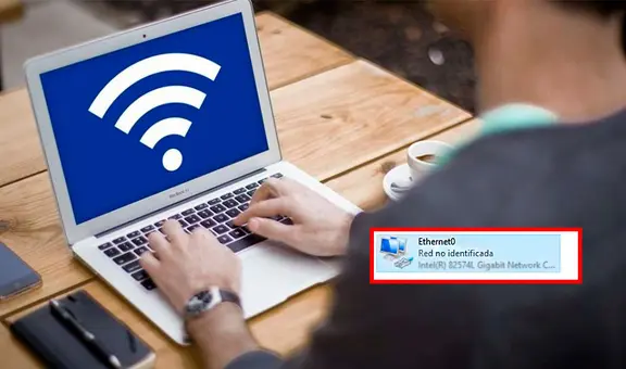 ¿Qué quiere decir la frase “Red no identificada” cuando intentas conectarte a internet?