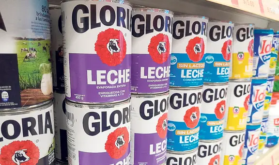Tarro morado de Gloria aún no llega al Vaso de Leche