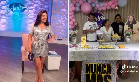 Andrea Llosa a usuaria que festejó su cumpleaños con temáticas de sus programas: “La próxima invítenme”
