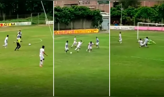 Gol maradoniano se registró en partido de Copa Perú en Lambayeque