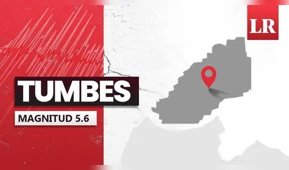 Fuerte sismo de 5.6 en Ecuador se percibió en localidades de Tumbes este martes