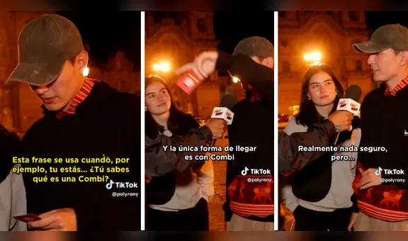 Alemán en Perú deja en shock a usuarios calificando servicio de las combis: "Realmente nada seguro"