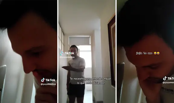 Peruana ampaya a su novio francés chismeando a los vecinos: "Necesito que me lo traduzcas"