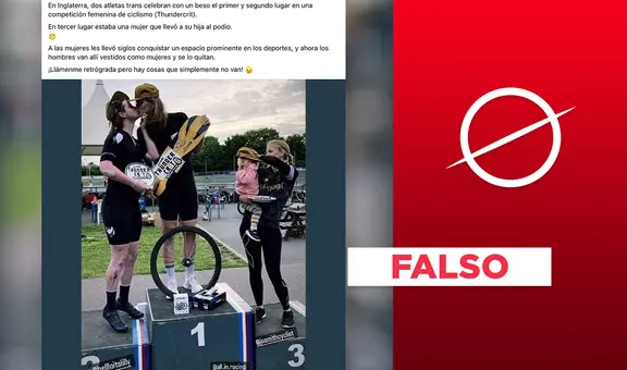 No, dos atletas trans no ganaron una competencia de ciclismo “exclusiva para mujeres”