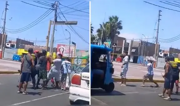 Limpiaparabrisas agreden a taxista que se opuso a este servicio en Barranca