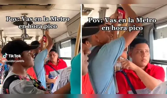 Joven echa desodorante a persona que se para a su lado dentro del bus: “Yo hice eso con el perfume”