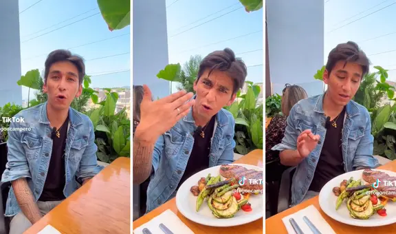 Daniel Lazo ingresa a restaurante, pero usuarios lo trolean: "No te vayas sin pagar"