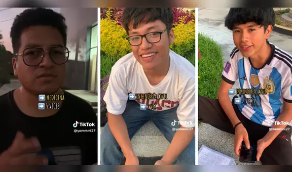 Sanmarquinos sorprenden al revelar cuántas veces intentaron ingresar a la universidad