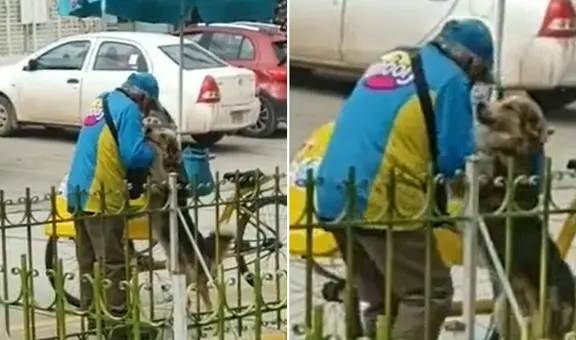 Abuelito que vende helados fue captado bailando con perrito y enternece todas las redes: “¡Qué hermoso!”