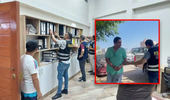 Capturan a exalcalde de Lambayeque investigado por corrupción y allanan 11 inmuebles