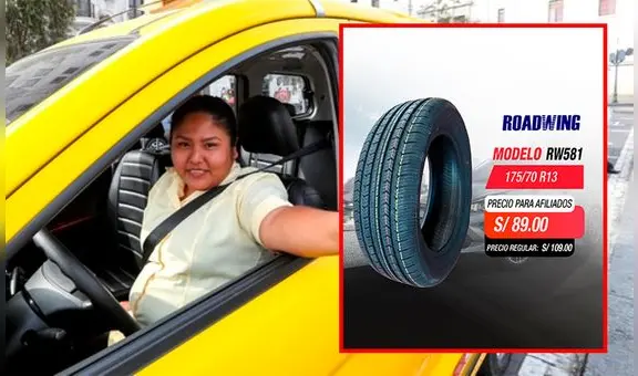 ATU: taxistas autorizados podrán adquirir neumáticos desde 89 soles