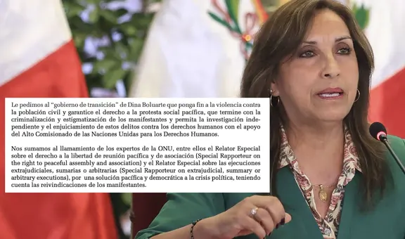 Diputados de Europa piden a Boluarte "poner fin a la violencia" y garantizar el derecho a la protesta