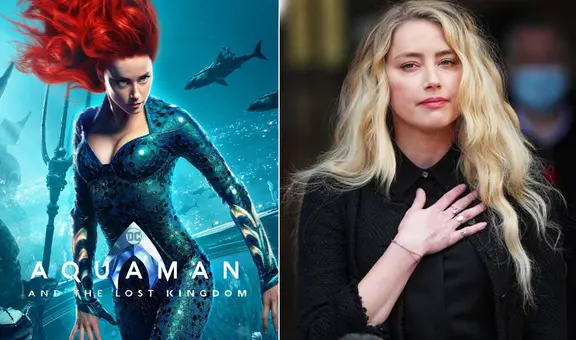 Amber Heard reaparece como Mera en "Aquaman 2" y fans la rechazan: "Es una injusticia a Jhonny"