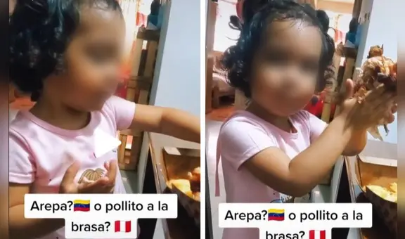 ¿Arepa o pollo a la brasa? Respuesta de una niña de madre venezolana se volvió viral