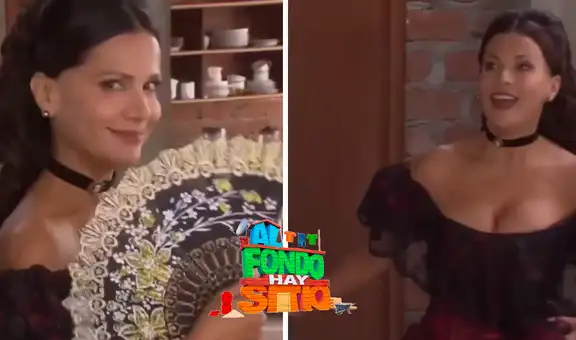 ¡El multiverso! Charito se luce como la Perricholi en “AFHS” con sensual traje de época
