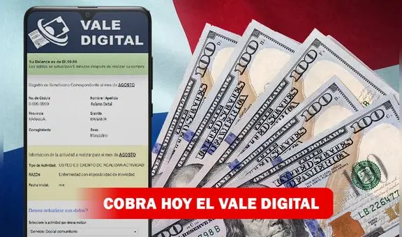 Verifica si puedes cobrar HOY el Vale Digital de abril con tu Listo Wallet de Panamá