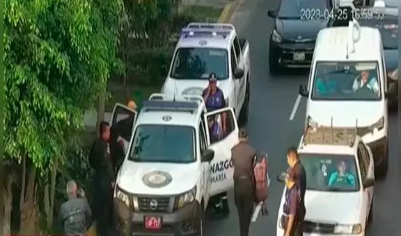 Jesús María: hombre es detenido por golpear a su hija de 4 años en plena vía pública