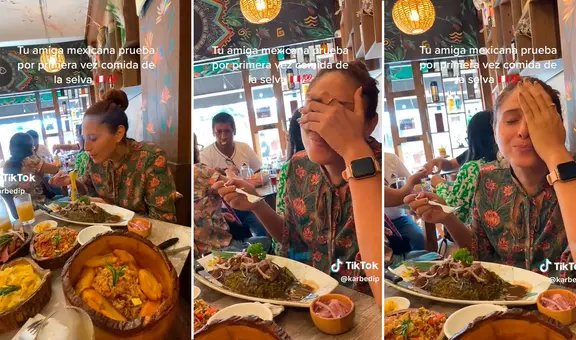 Mexicana queda en shock luego de probar comida de la selva: "Esto lo hace Dios"