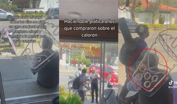 Hombre acude a diario al negocio de su hija y compra sus bebidas para ‘provocar’ a los demás