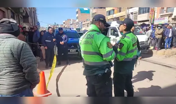 Puno: hombre es asesinado en plena vía pública de Juliaca