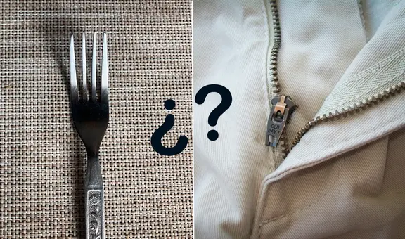¿Cómo arreglar el cierre de mi pantalón o casaca solo usando un tenedor?