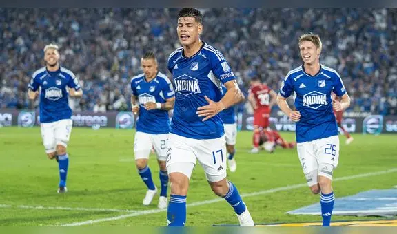 ¡El clásico se pintó de azul! Millonarios ganó 4-3 a América de Cali en un partidazo con golazos