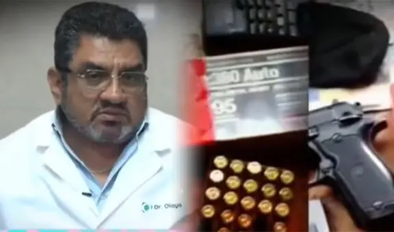 Doctor Olaya denuncia que extorsionadores lo amenazan con lanzar granada