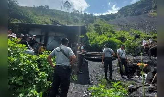 Tres fallecidos y un herido dejó derrumbe de mina ilegal en La Libertad